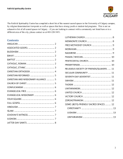 Contents - University of Calgary
