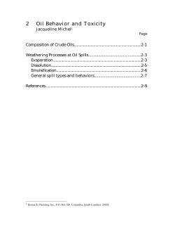 2 Oil Behavior and Toxicity