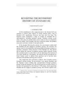 revisiting the revisionist history of standard oil