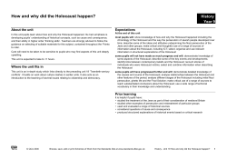 How and why did the Holocaust happen?