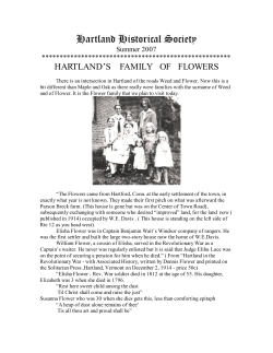 June 2007 - Hartland Historical Society
