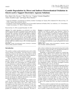 Cyanide Degradation by Direct and Indirect