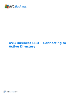AVG Business SSO – Connecting to Active Directory