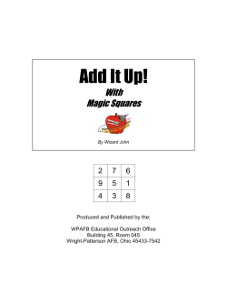 Add It Up - WPAFB Educational Outreach Office