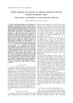 Radio signature of extensive air showers observed with