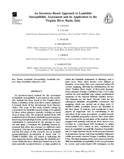 An Inventory-Based Approach to Landslide