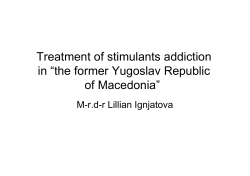 the former Yugoslav Republic of Macedonia