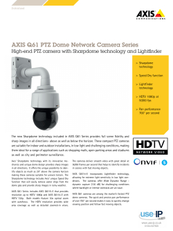 Axis Q6114-E PTZ Dome Network Camera 0649-001