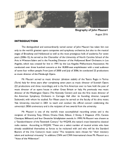 Biography - JohnMauceri.com