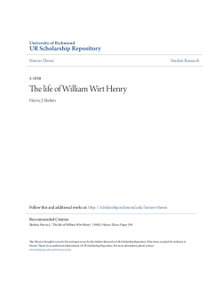 The life of William Wirt Henry