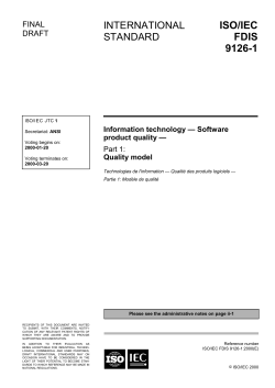 9126-1 Standard - Computer Science and Engineering