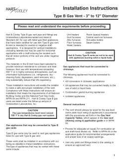 150952 Type B Gas Vent - 3 to 12