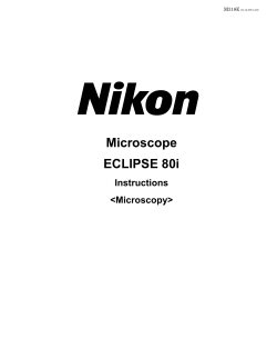 Microscope ECLIPSE 80i