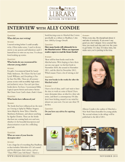 Ally Condie - Orem Public Library