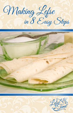 Making Lefse in 8 Easy Steps