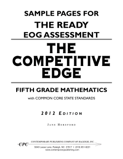 File - Contemporary Publishing Company of Raleigh, Inc.