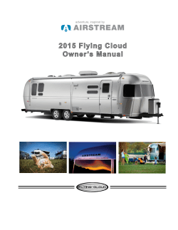 2015 Flying Cloud Owner`s Manual
