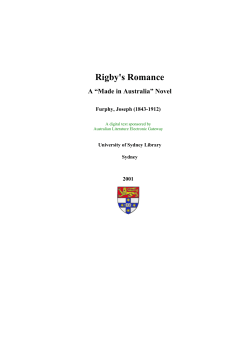 Rigby`s Romance - Australian Digital Collections