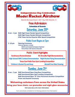Model Rocket Airshow - Art Applewhite Rockets