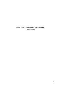 Alice`s Adventures in Wonderland