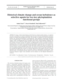 tozzi et al - Department of Marine and Coastal Sciences