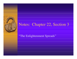 Notes: Chapter 22, Section 3