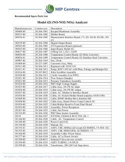 Model 42i (NO NO2 NOx)