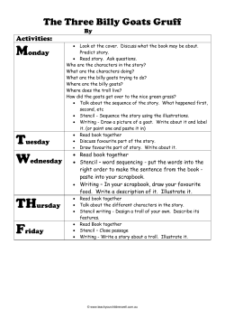 The Three Billy Goats Gruff