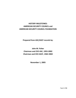 document - American Security Council Foundation
