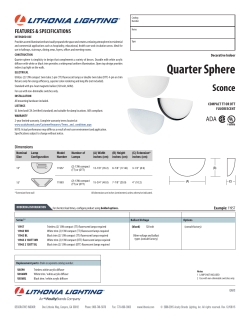 Quarter Sphere - Acuity Brands