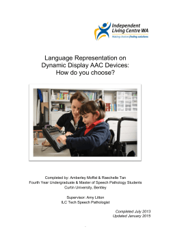 AAC Language Representation How Do You Choose