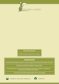 PDF: food Menu - Olives and Plates