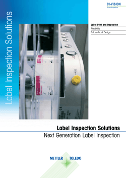 Label Inspection Solutions