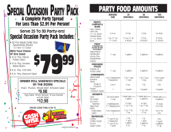 SpecialOccaSiOnpartypack