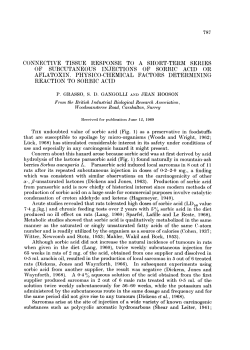 connective tissue response to a short-term series of
