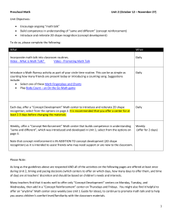 Preschool Math_Unit 2