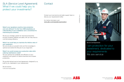 Service Level Agreement