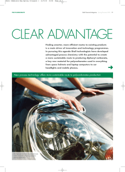 Shell Chemicals Magazine Spring 10
