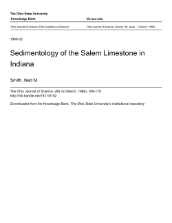 Salem Limestone - Knowledge Bank