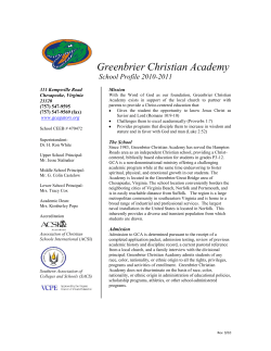 Greenbrier Christian Academy