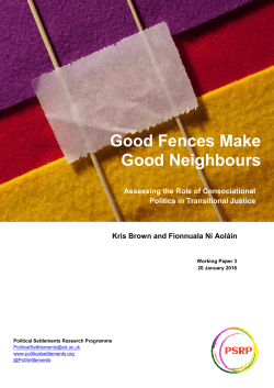 Good Fences Make Good Neighbours