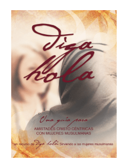 Say Hello Booklet Spanish Translation