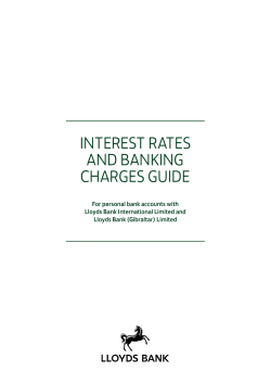 interest rates and banking charges guide