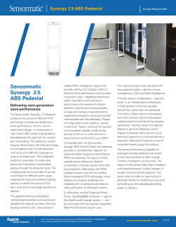 Sensormatic Synergy 2.5 ABS Pedestal