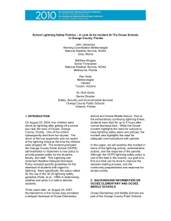 School Lightning Safety Policies