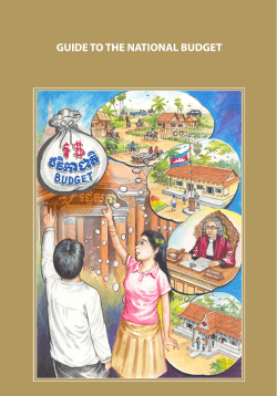 English - Cambodia National Budget