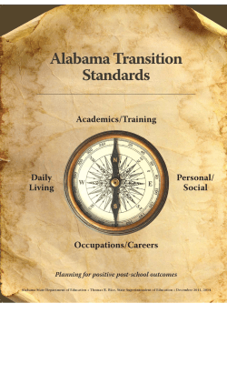 Alabama Transition Standards-2014