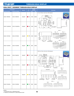 THROUGH-HOLE DISPLAY 52