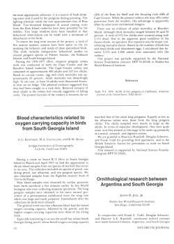 Blood characteristics related to oxygen carrying capacity in birds