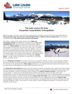 Media Kit - Lake Louise Ski Resort